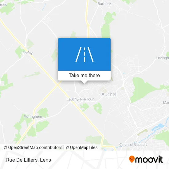 Rue De Lillers map