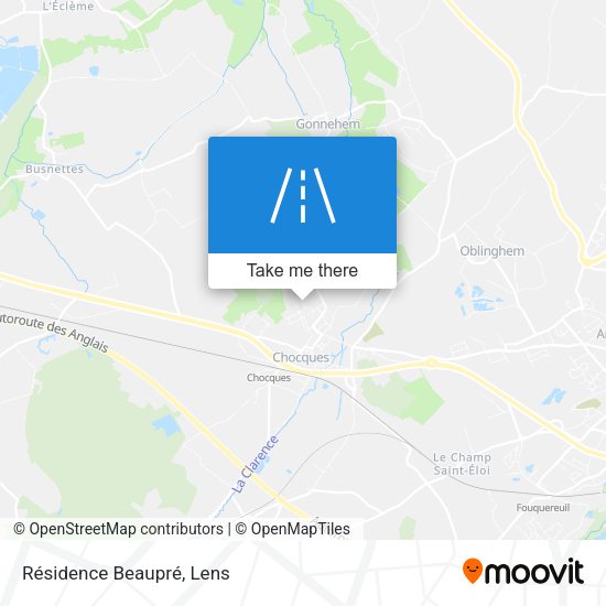 Résidence Beaupré map
