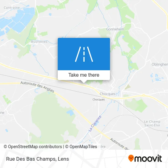 Rue Des Bas Champs map