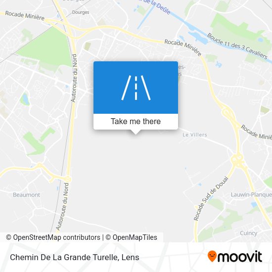 Chemin De La Grande Turelle map