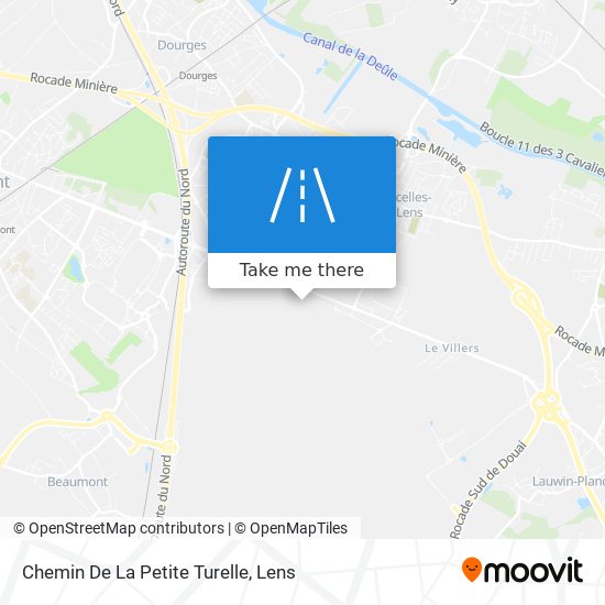Mapa Chemin De La Petite Turelle