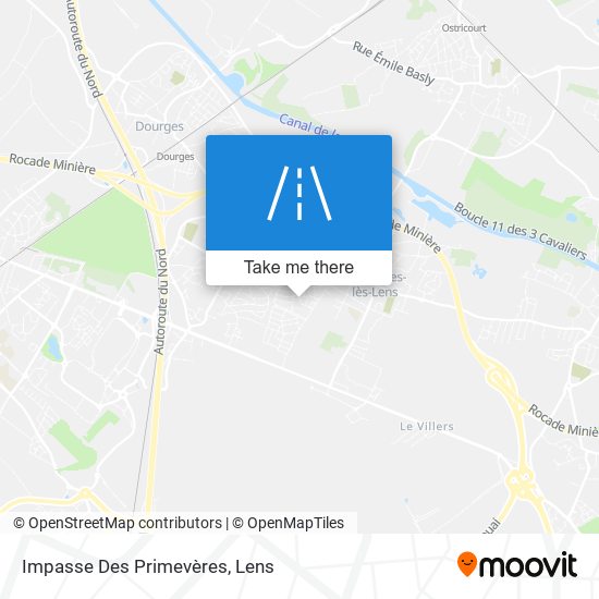 Impasse Des Primevères map