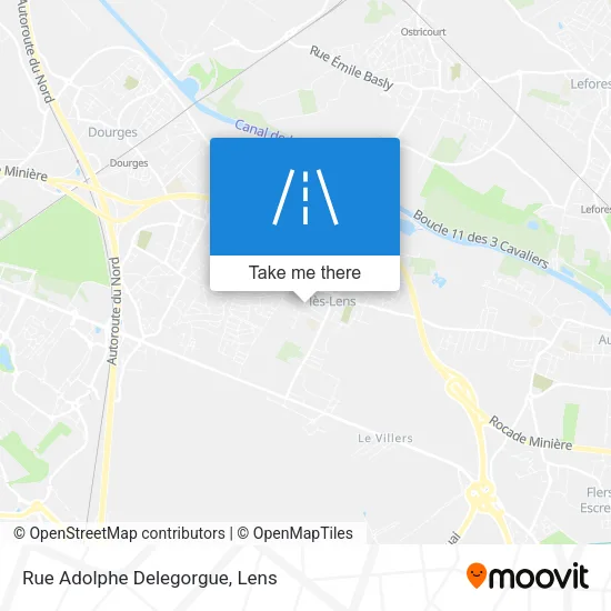 Rue Adolphe Delegorgue map