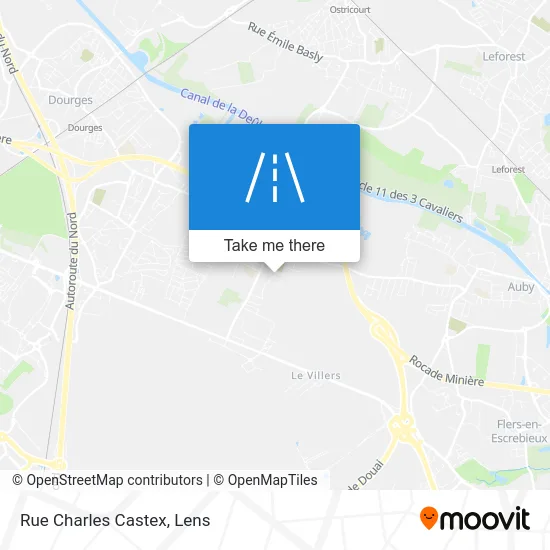 Rue Charles Castex map