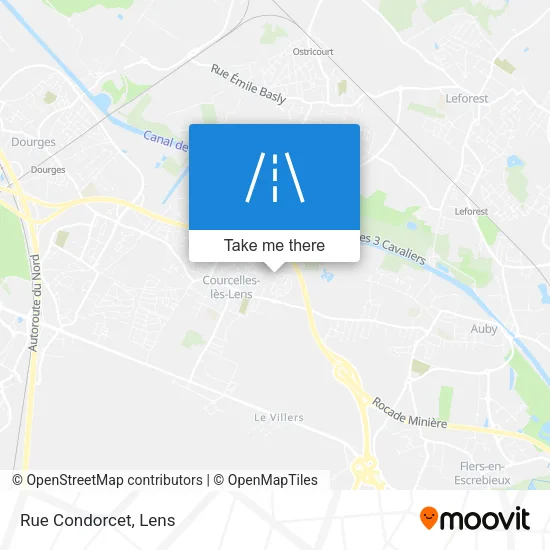 Rue Condorcet map