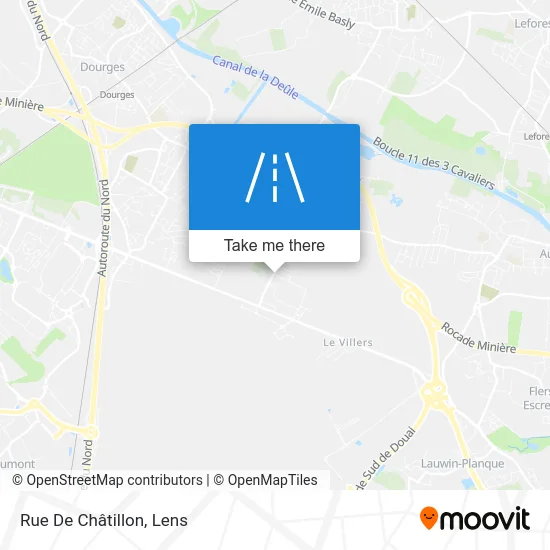 Mapa Rue De Châtillon