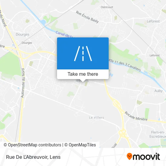 Rue De L'Abreuvoir map