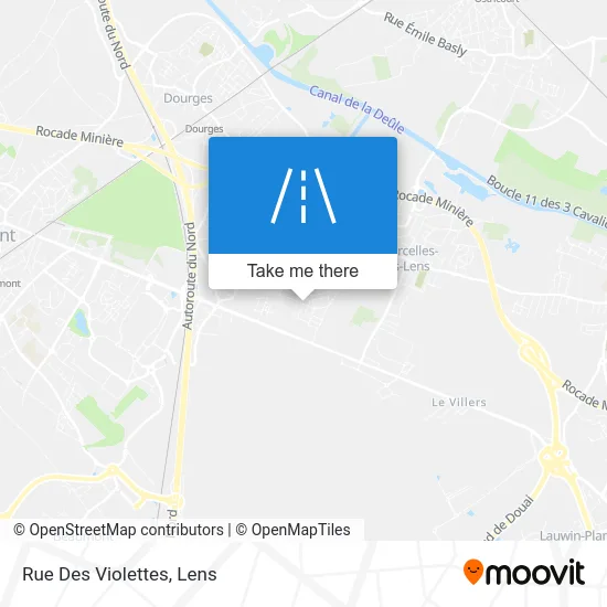 Rue Des Violettes map