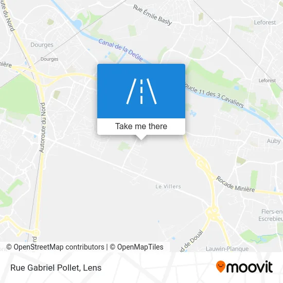 Mapa Rue Gabriel Pollet