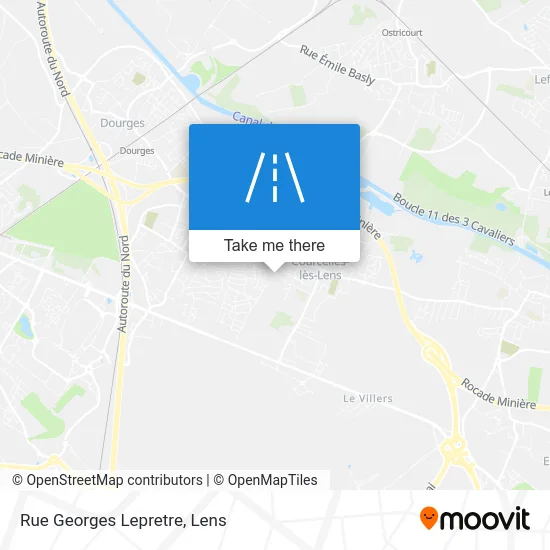 Rue Georges Lepretre map