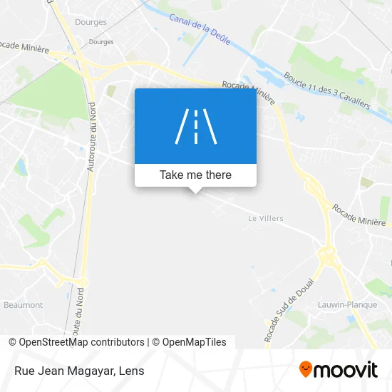 Rue Jean Magayar map