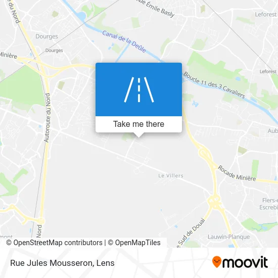 Rue Jules Mousseron map