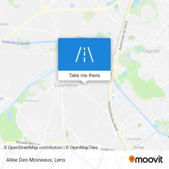 Allée Des Moineaux map
