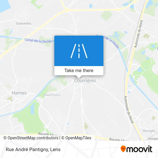 Rue André Pantigny map