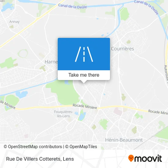 Rue De Villers Cotterets map
