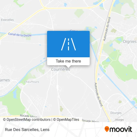 Rue Des Sarcelles map