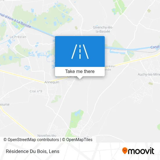 Résidence Du Bois map