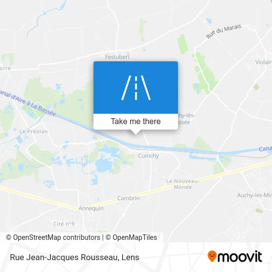 Rue Jean-Jacques Rousseau map