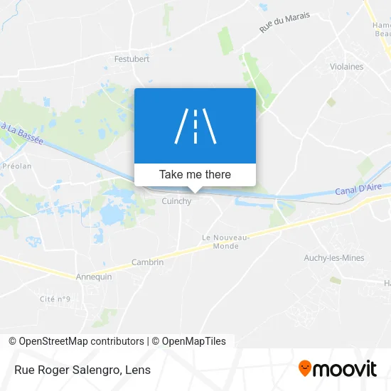 Rue Roger Salengro map