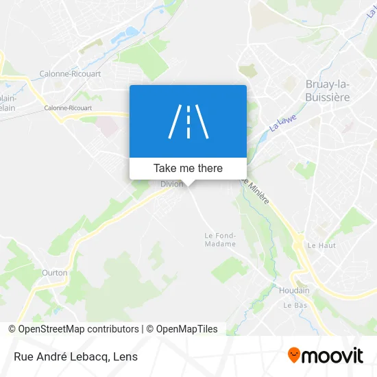 Rue André Lebacq map