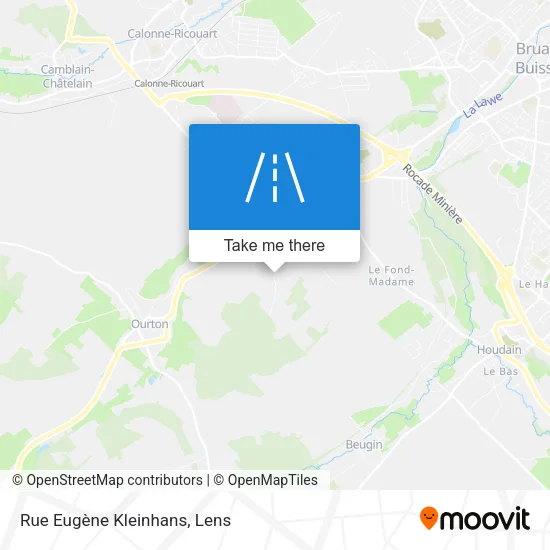 Rue Eugène Kleinhans map