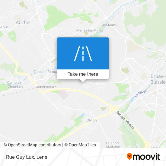 Rue Guy Lux map