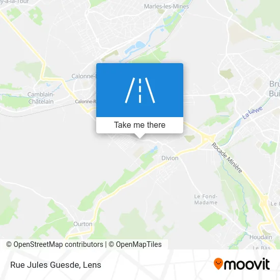 Rue Jules Guesde map