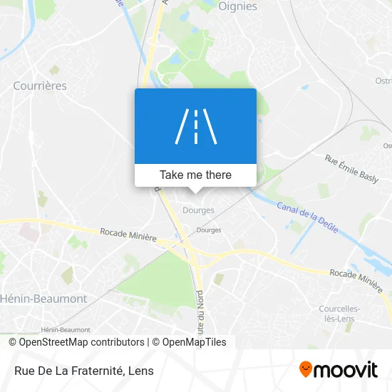 Rue De La Fraternité map