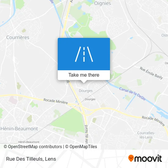 Rue Des Tilleuls map