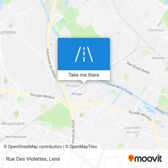 Rue Des Violettes map