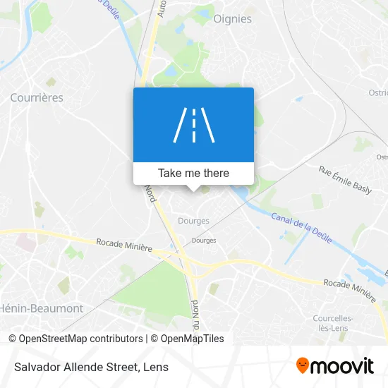 Rue Salvador Allende map