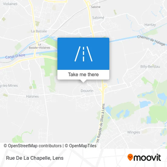 Mapa Rue De La Chapelle