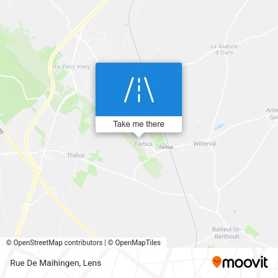 Rue De Maihingen map