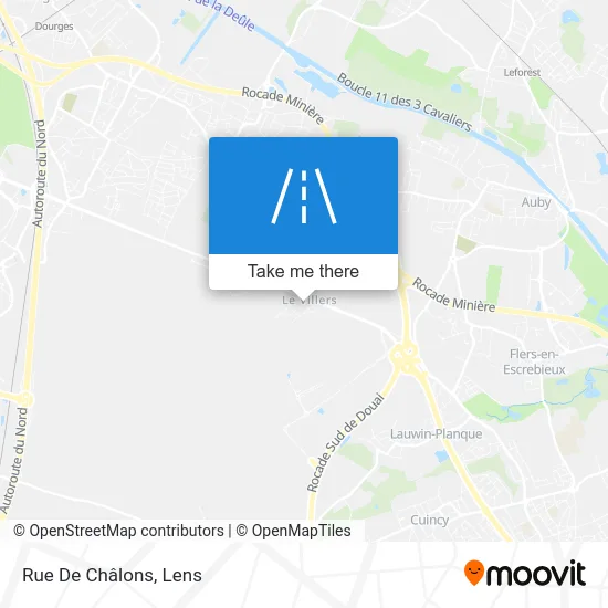 Mapa Rue De Châlons