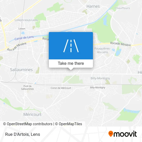 Rue D'Artois map