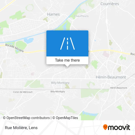 Rue Molière map