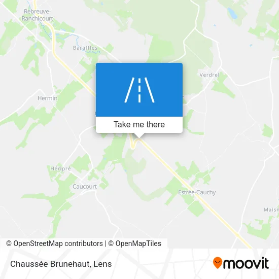 Chaussée Brunehaut map