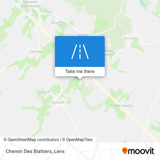 Chemin Des Blattiers map