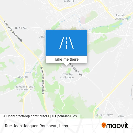 Rue Jean Jacques Rousseau map
