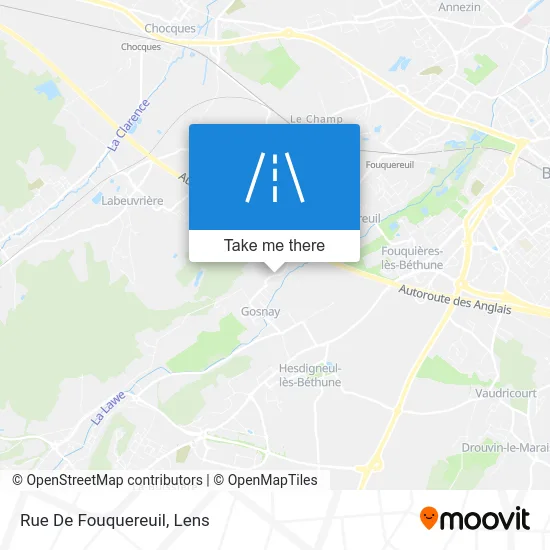 Rue De Fouquereuil map