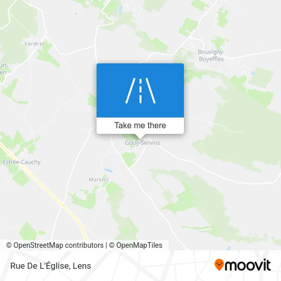 Rue De L'Église map