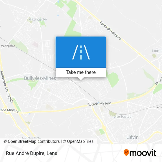 Rue André Dupire map