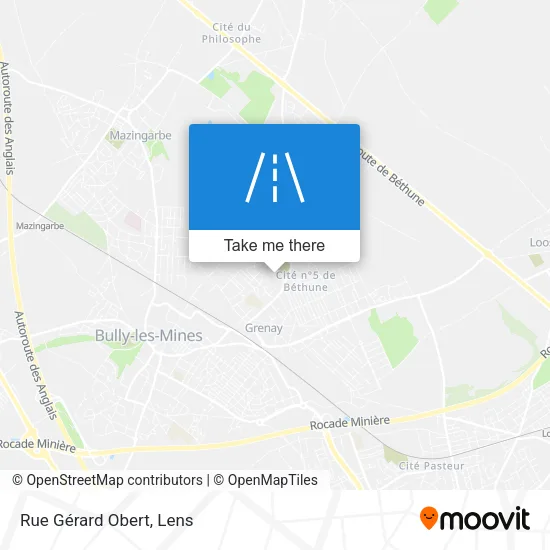 Rue Gérard Obert map