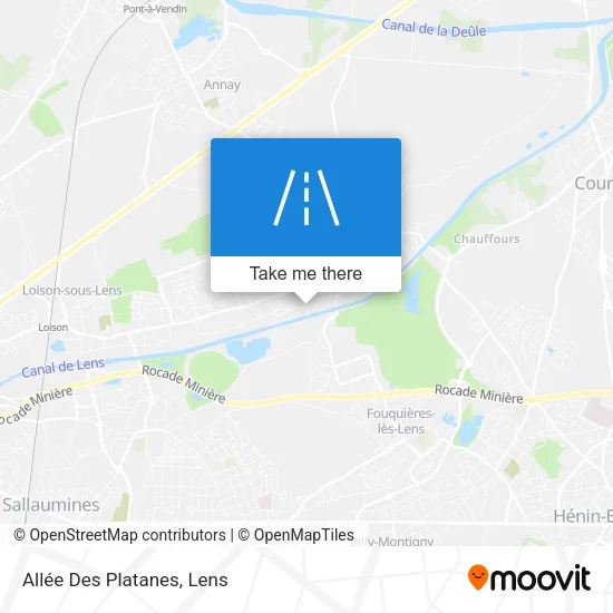 Allée Des Platanes map