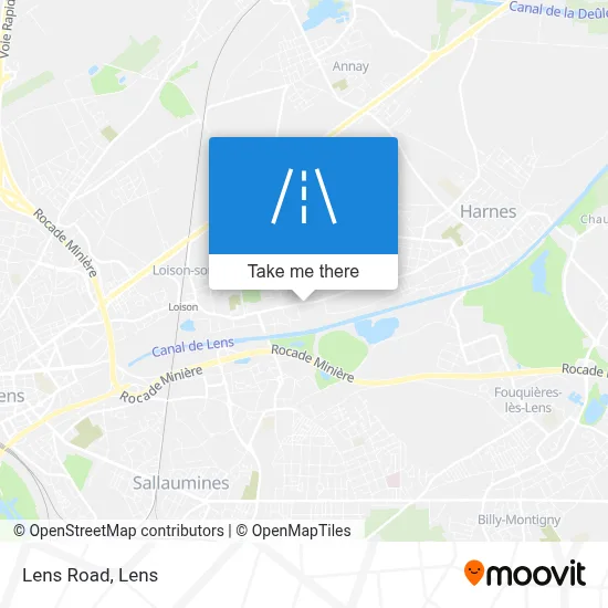 Route De Lens map