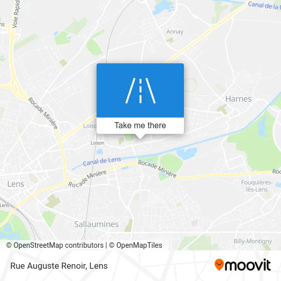 Rue Auguste Renoir map