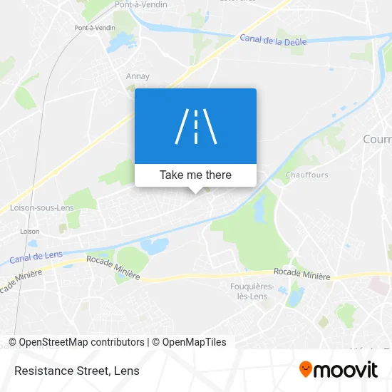 Rue De La Résistance map