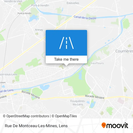 Rue De Montceau-Les-Mines map