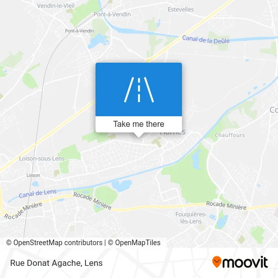 Rue Donat Agache map