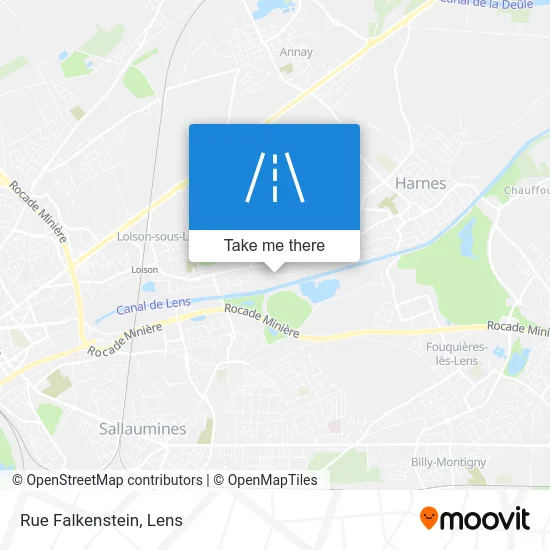 Mapa Rue Falkenstein